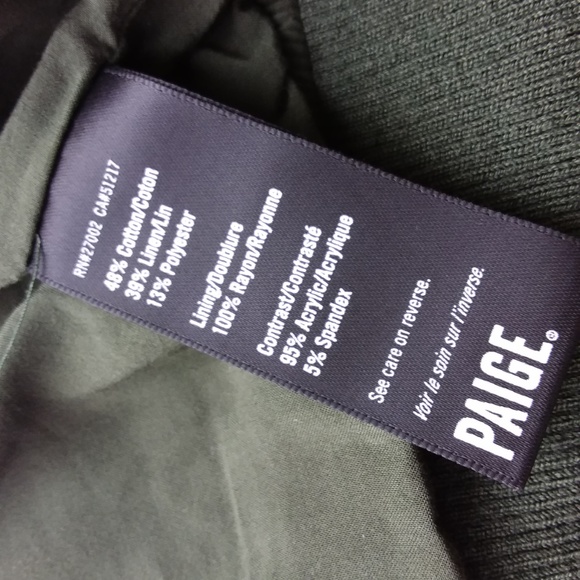Paige Jacket Olive Green Military Jacket - Picture 7 of 7